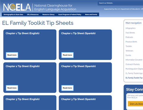 EL family toolkit tip 